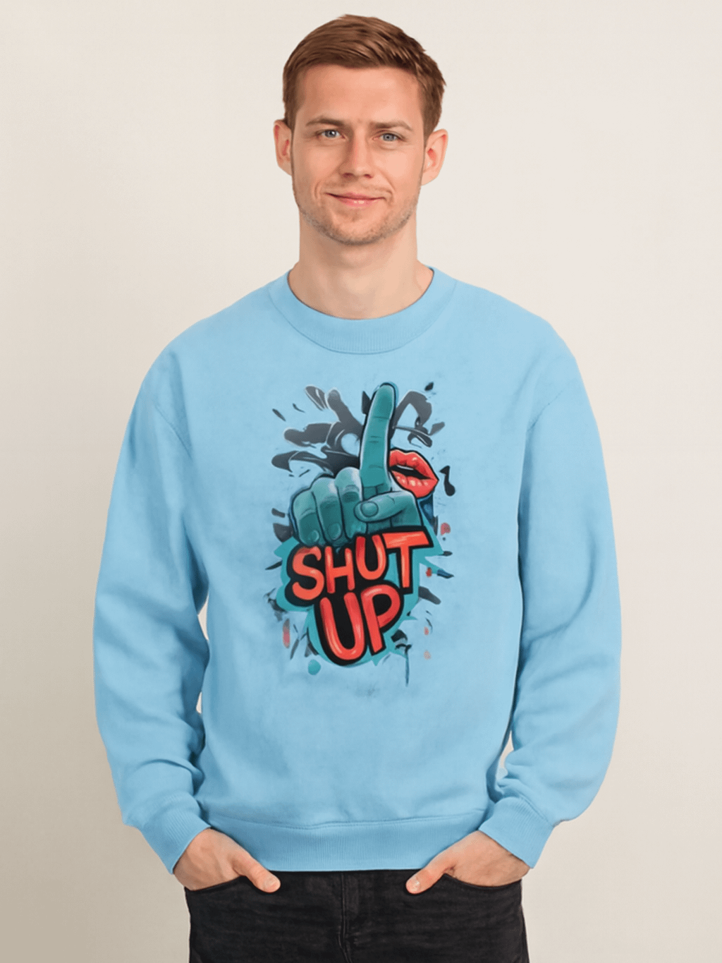 Graffiti Silence Classic Crewneck Sweatshirt product image (1)