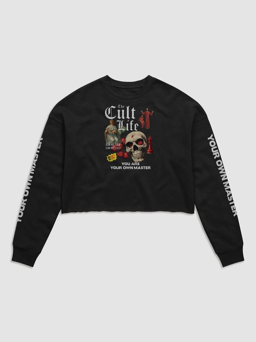 CHERRY SKULL CROP LONG SLEEVE product image (1)