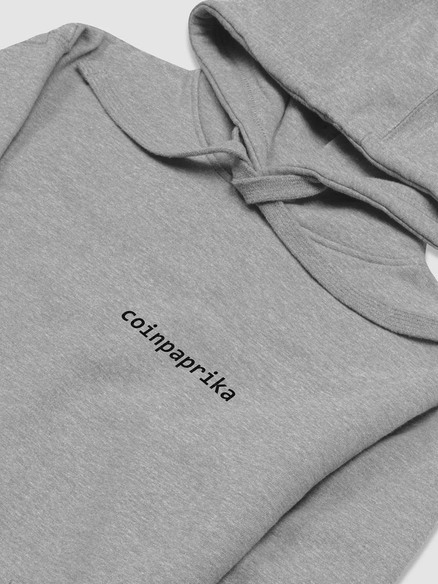 Grey coinpaprika hoodie product image (3)