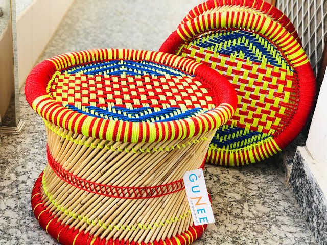 Handmade Indian Bamboo stool
