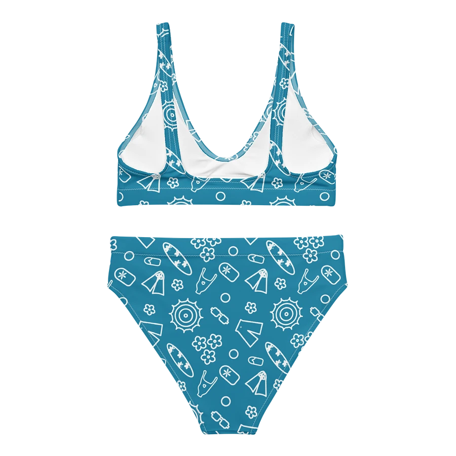 Beach Necessities Pattern High Waisted Bikini product image (6)