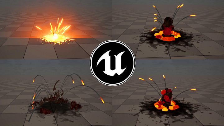 Toon Explosion in Unreal Engine 5.5 Niagara: Complete Step-by-Step Tutorial product image (1)