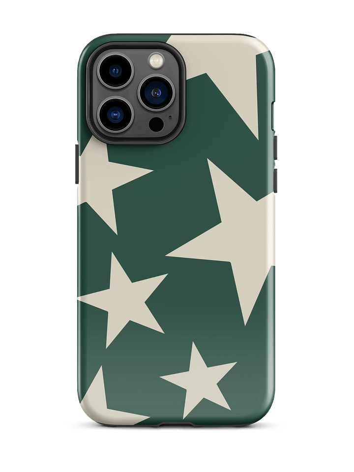 Big Ol' Stars Old Money Green iPhone Case product image (1)