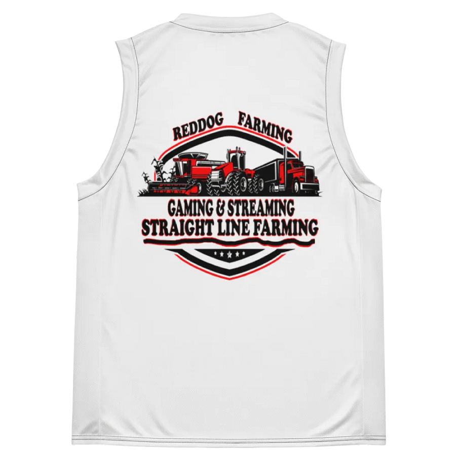 All-Over Print Recycled Unisex Basketball Jersey WITH REDDOG FARMING LOGO product image (4)