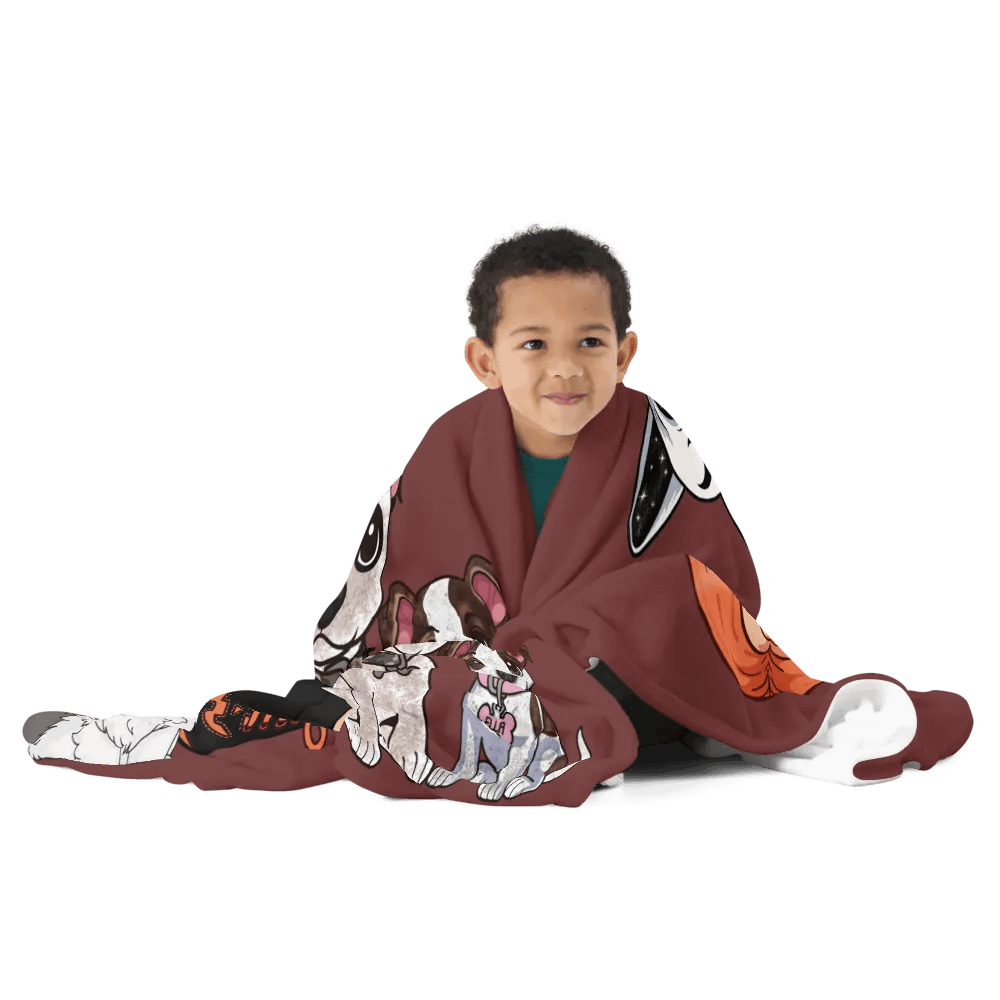 The spooky crew throw blanket product image (12)