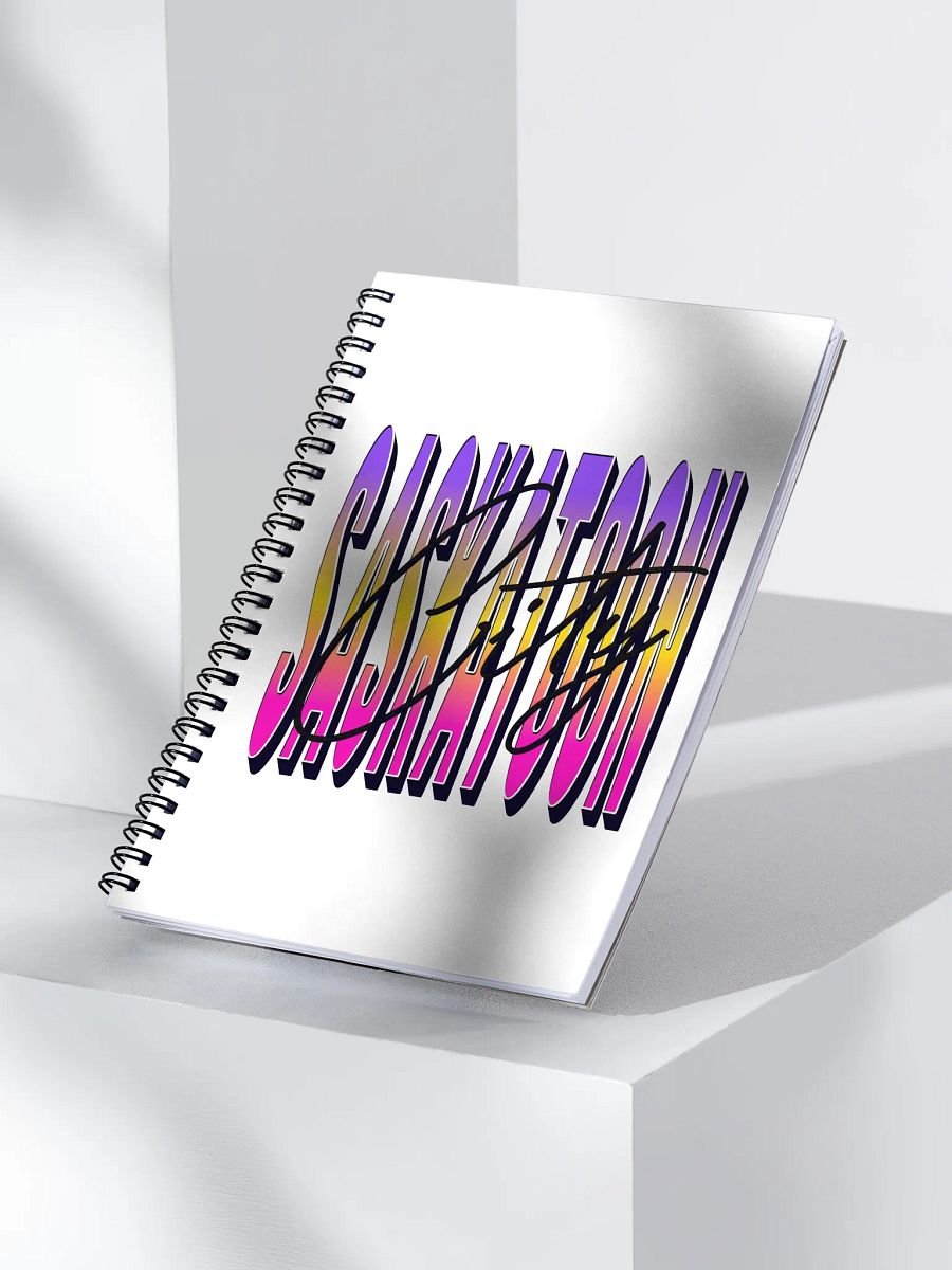 Saskatoon City Gradient Signature Spiral Notebook product image (3)