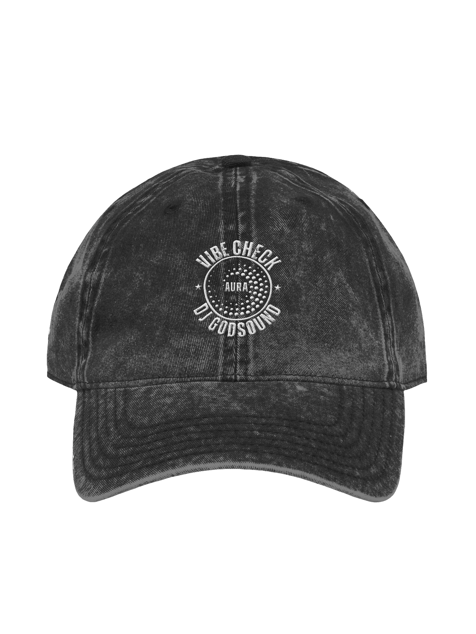 D.G.S. (DJ GodSOUND) OTTO VINTAGE WASH "VIBE CHECK AURA" HAT product image (1)