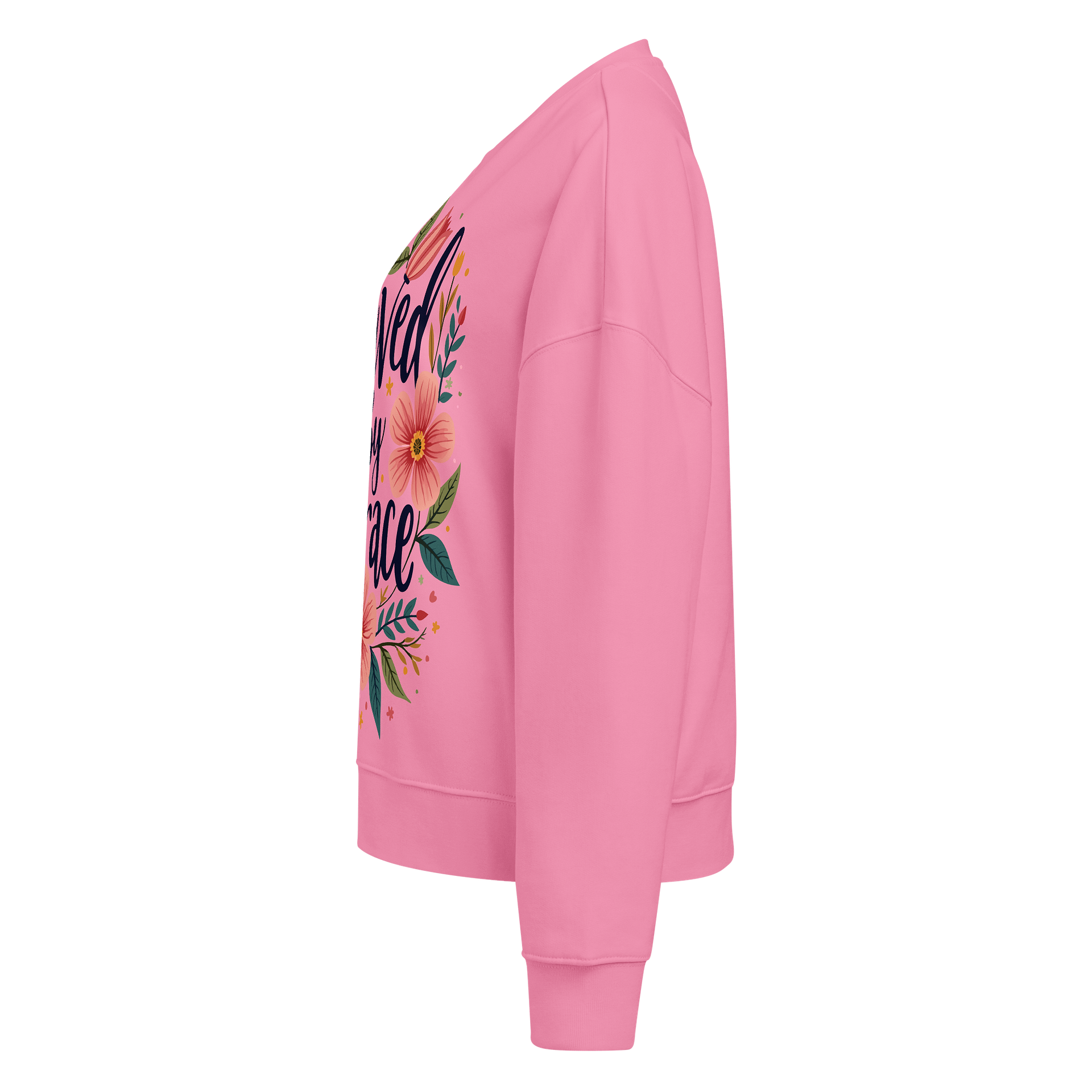 Saved By Grace Women's Organic Crewneck Sweatshirt product image (9)