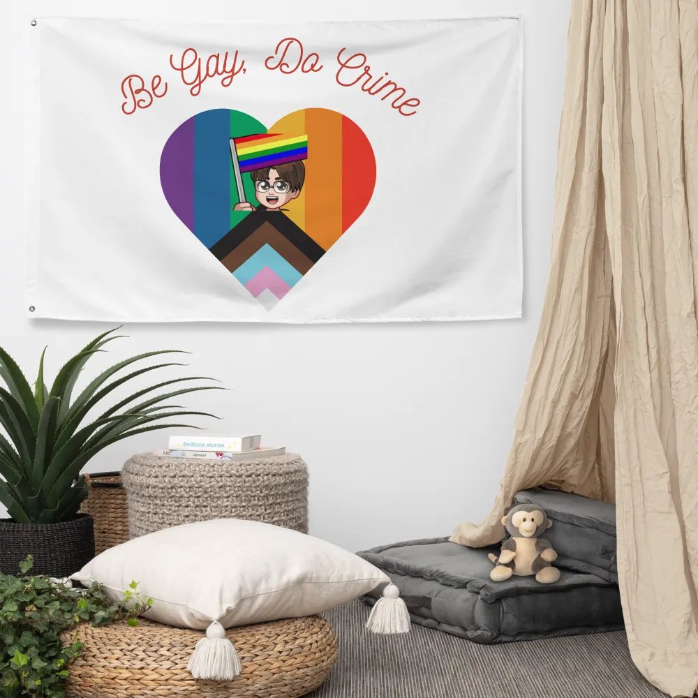 Be Gay, Do Crime Flag product image (5)