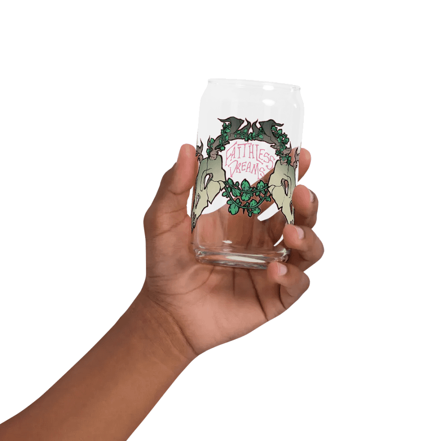 Faithless Logo glass cup product image (4)