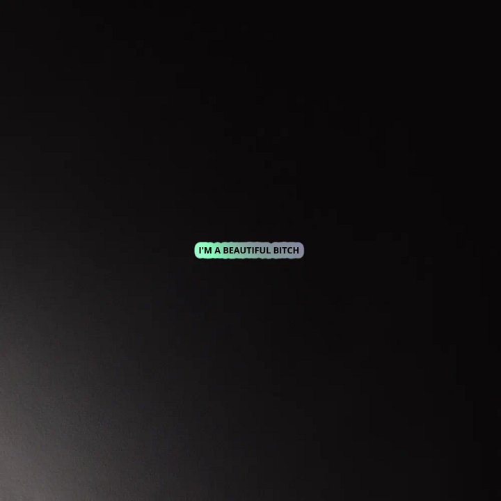 I'M A BEAUTIFUL BITCH sticker product image (2)