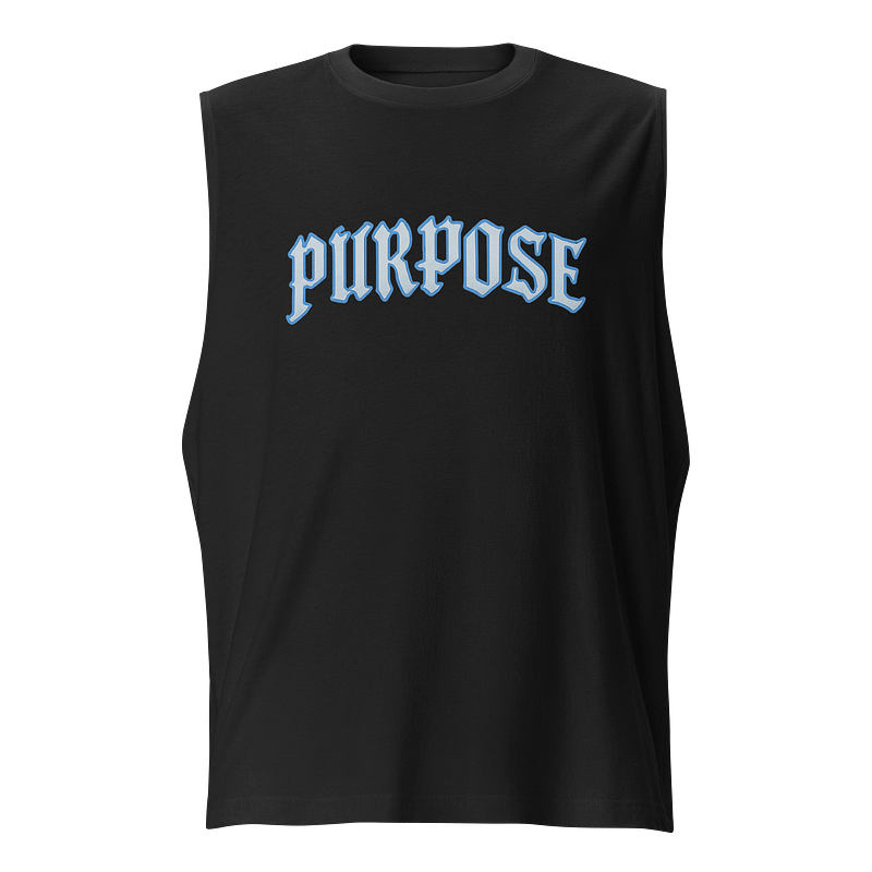 PURPOSE DRIVEN SLEEVELESS SHIRT