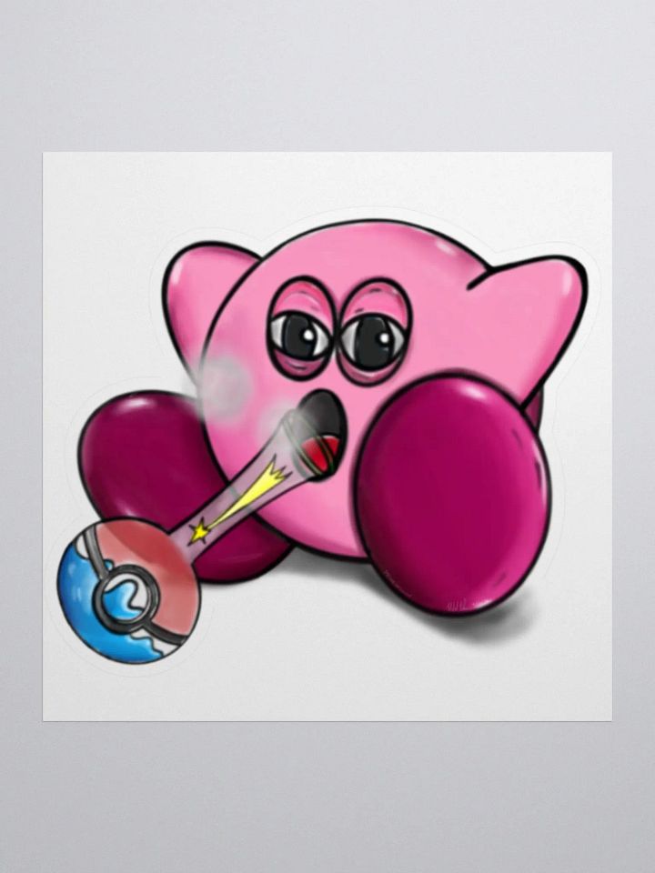 Kirby's Stoner Adventure Sticker product image (1)