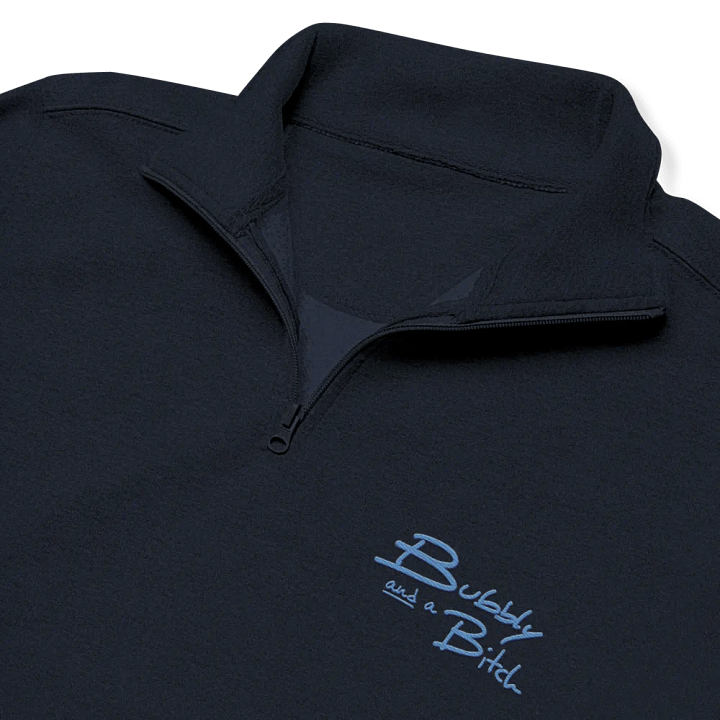 Bubbly and a B*tch (electric shadow design) embroidered quarter zip product image (11)