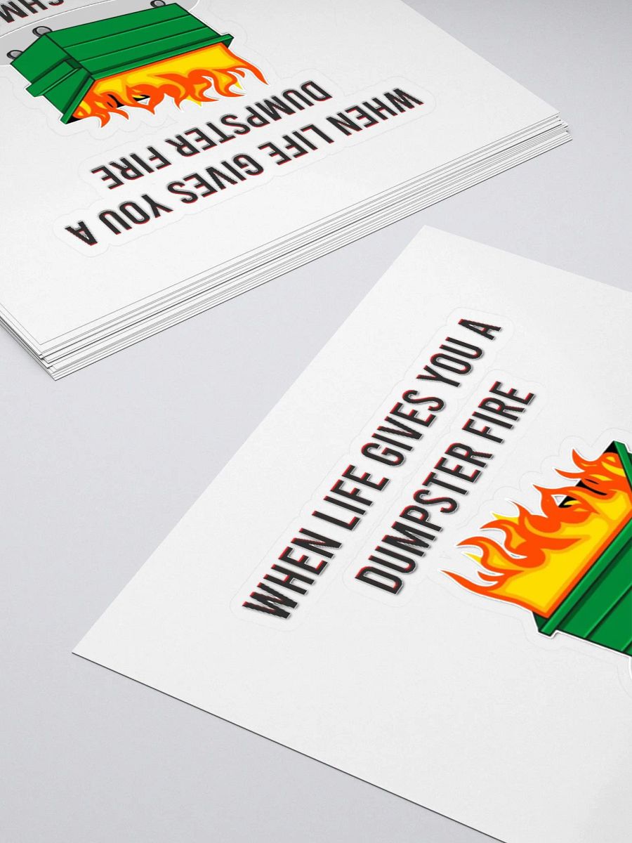 Dumpster Fire - Sticker product image (10)