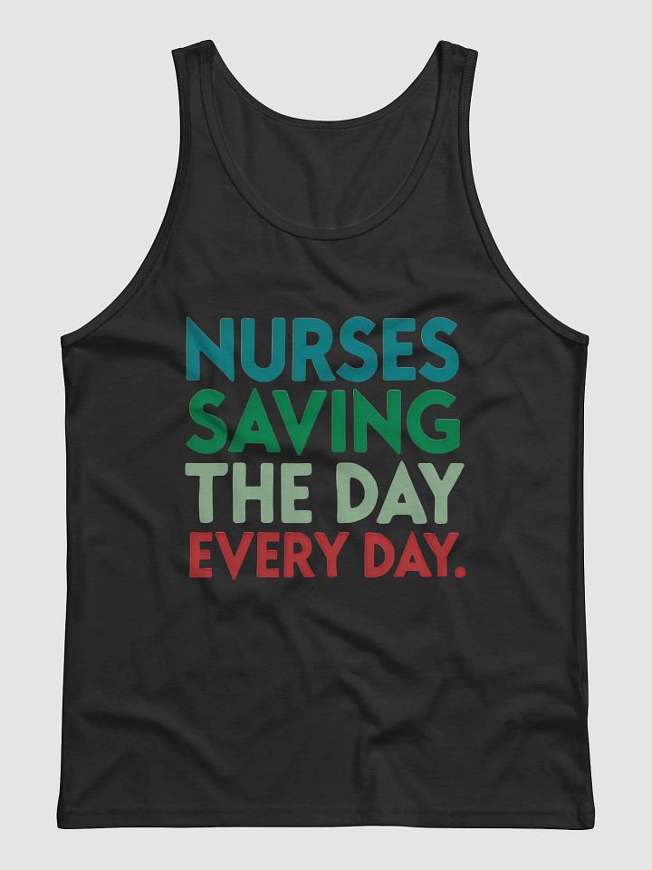 Everyday Heroes, Heroic Nurses Slogan Tank Top product image (5)