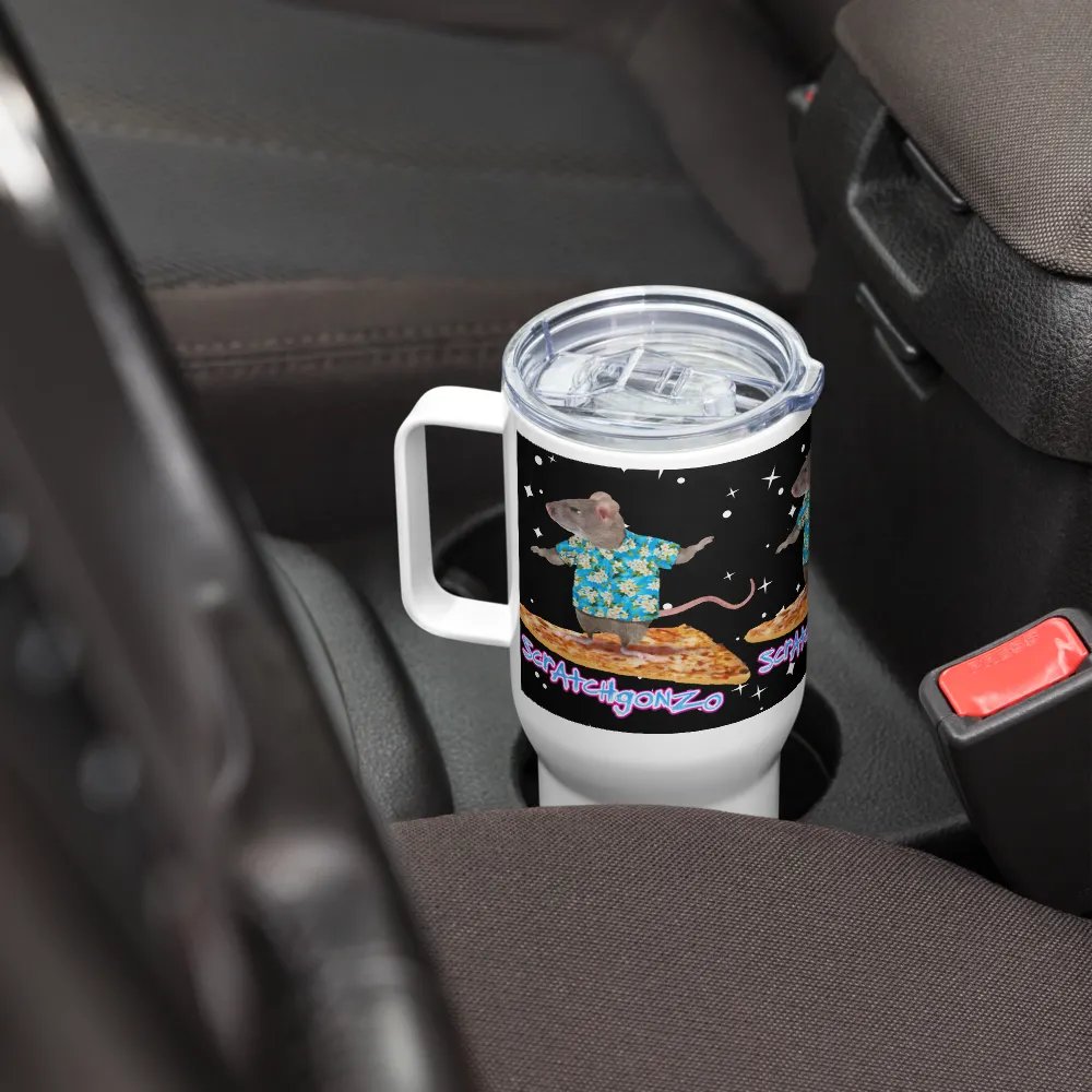 Pizza Mouse Thermal Travel Mug product image (8)