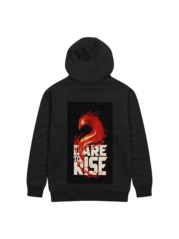 Dare To Rise - Premium Unisex Hoodie (Cotton Heritage – Modern Fit) product image (2)