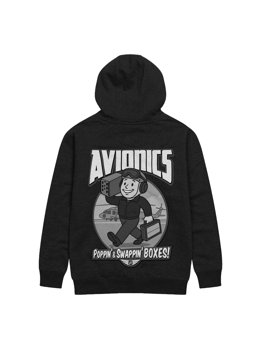 "AT: Swappin" 4K B/W Hoodie product image (18)