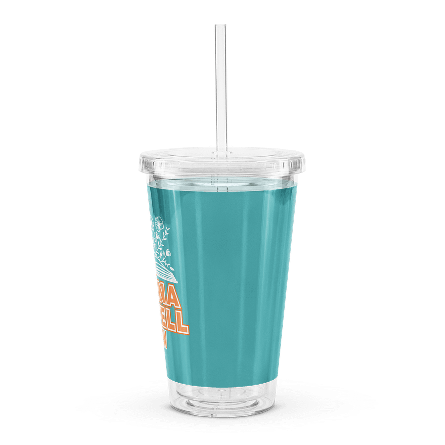 The Donna Howell Show Bible-Flourish Double Wall Clear Plastic Tumbler product image (4)