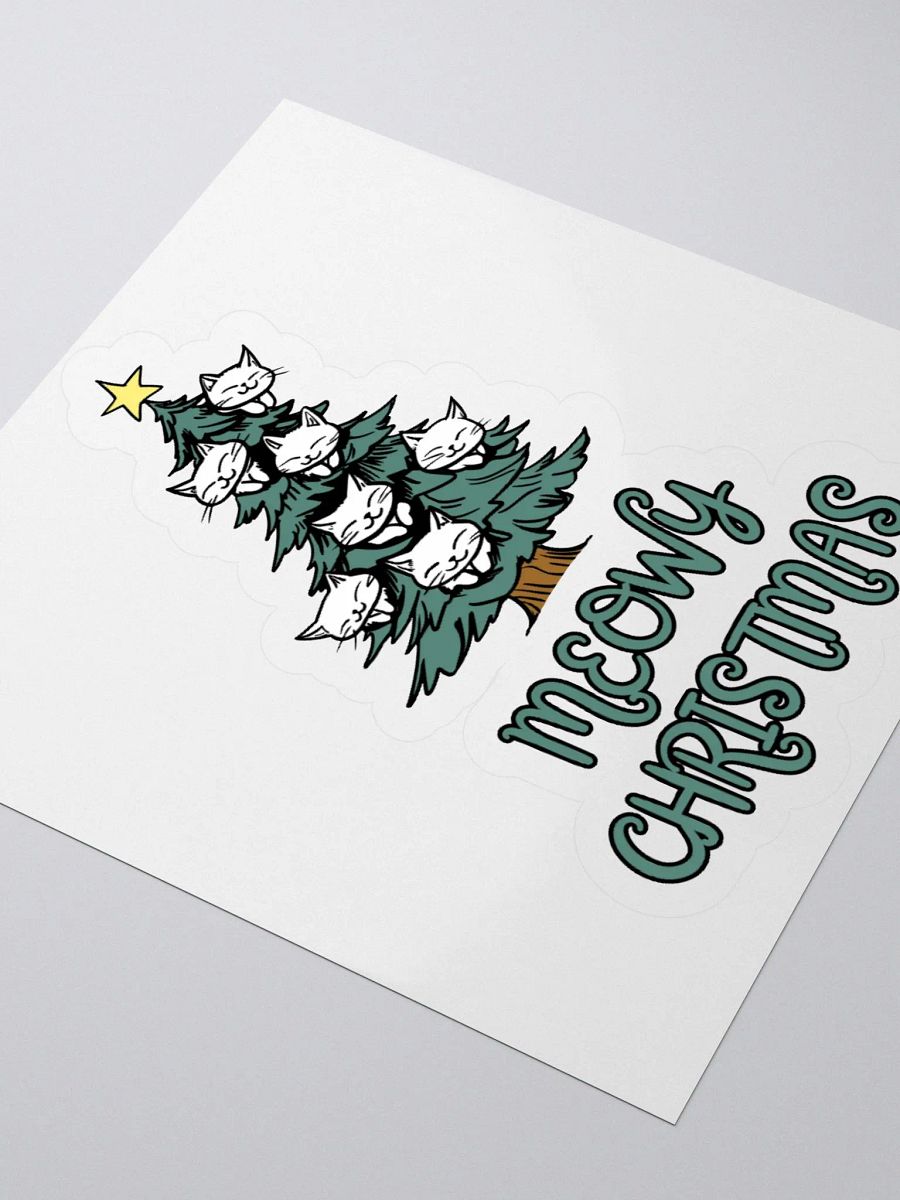 Meowy Christmas Sticker product image (9)