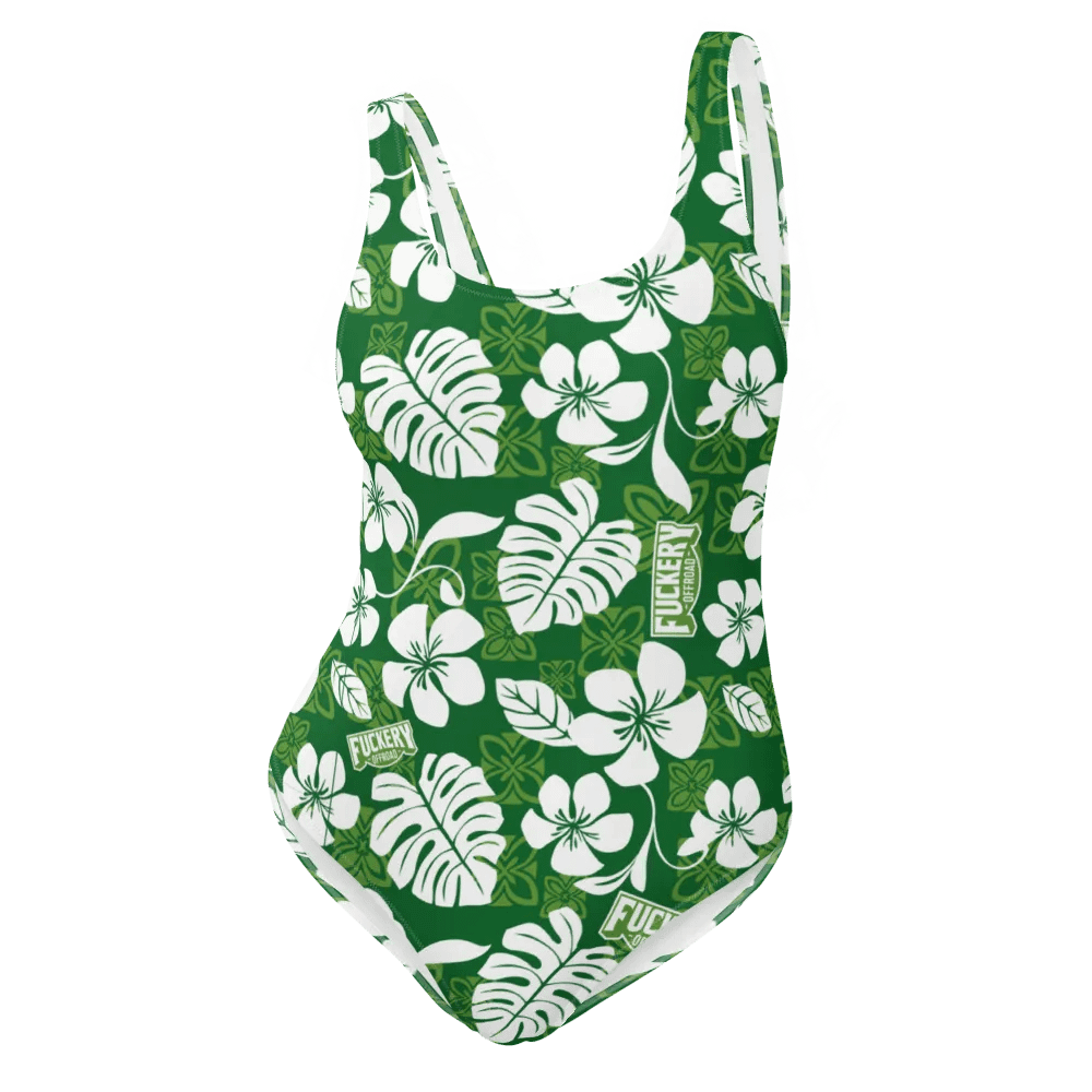 Fuckers Offroad Ladies Hawaiian Swinsuit - Green product image (11)
