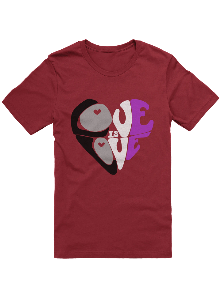 Asexual Love is Love big print tee product image (1)