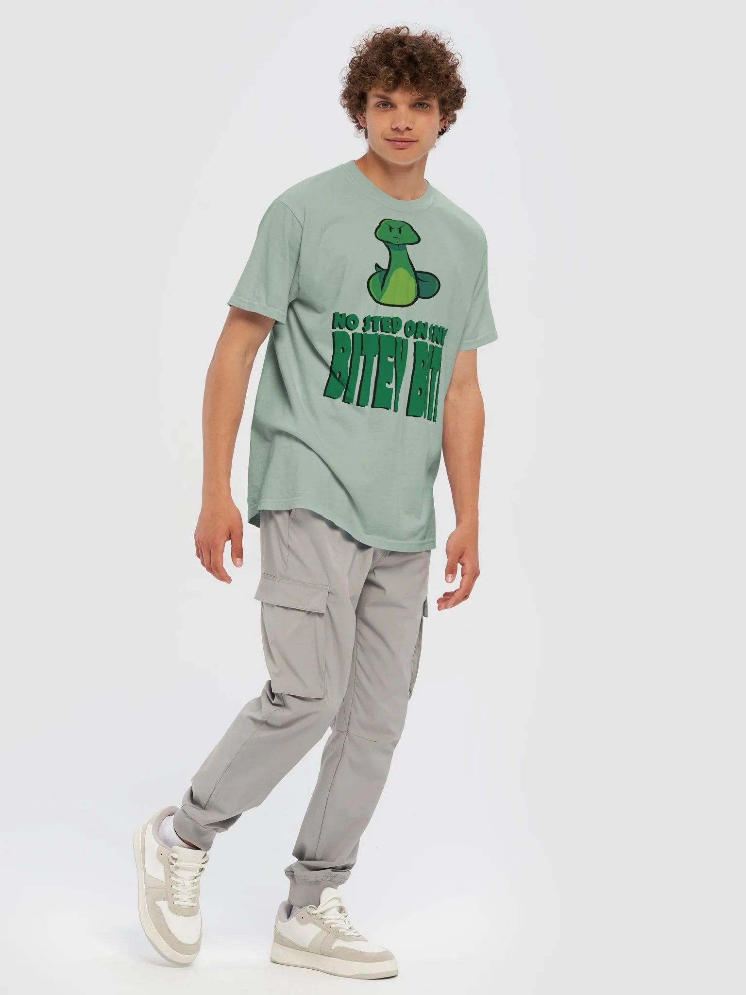 No Step on Snek Garment-Dyed Heavyweight T-Shirt product image (5)