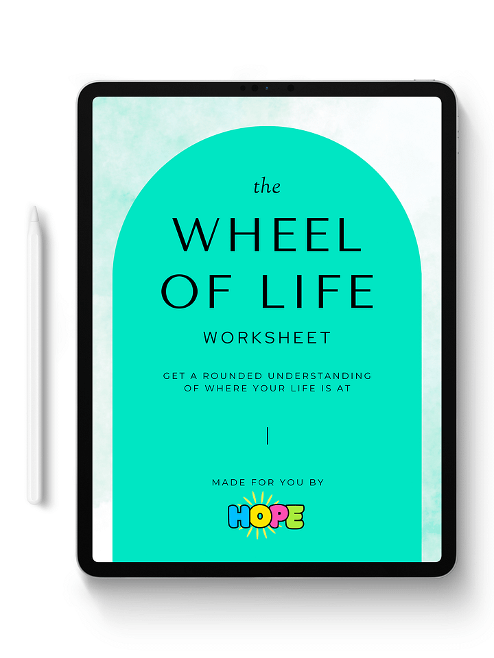 Wheel of Life: A Guided Worksheet for Balance and Clarity product image (2)