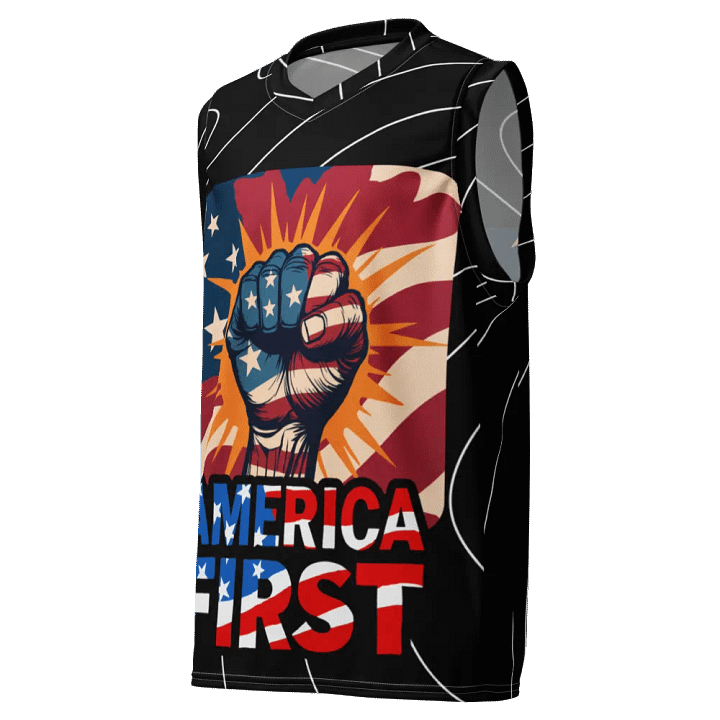 Basketball Jersey: America First product image (2)