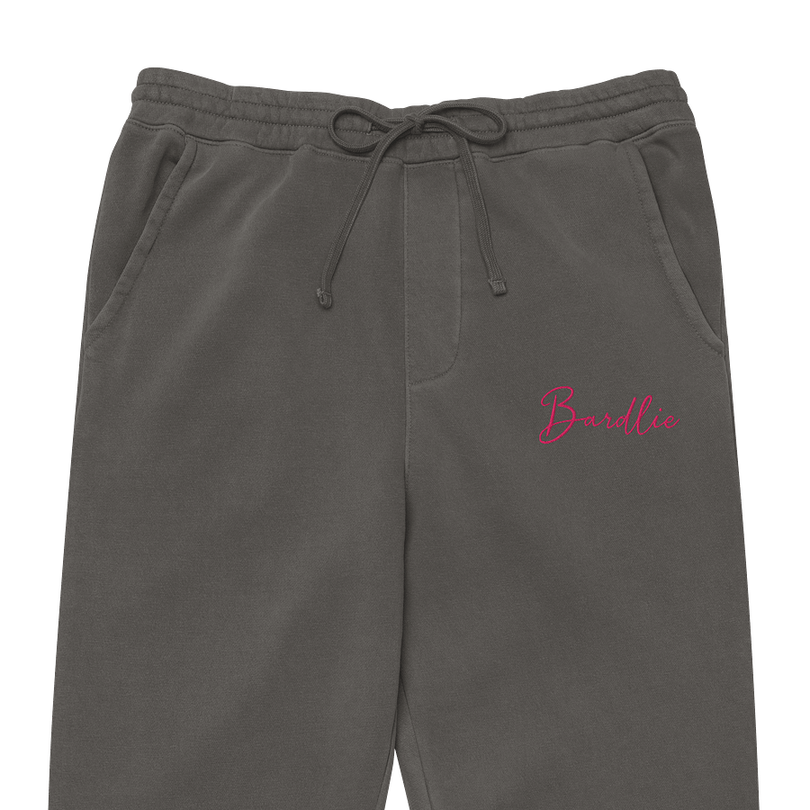 Bardlie Essential Embroidered Sweatpants – Pink Flamingo Logo Edition product image (1)