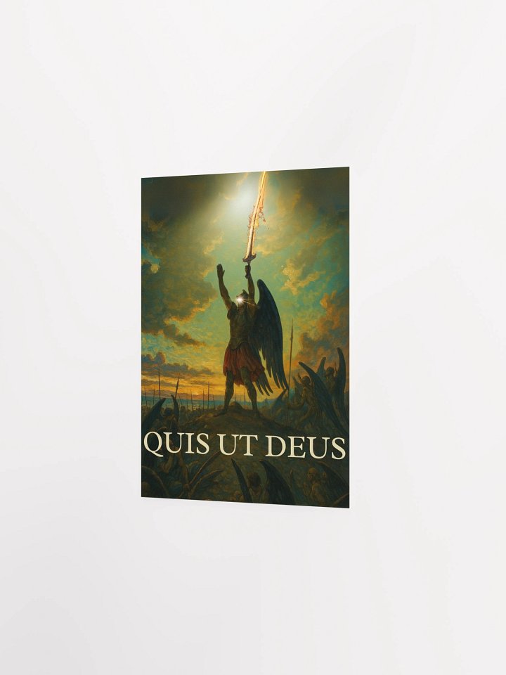 "Quis ut Deus?!" Poster product image (8)