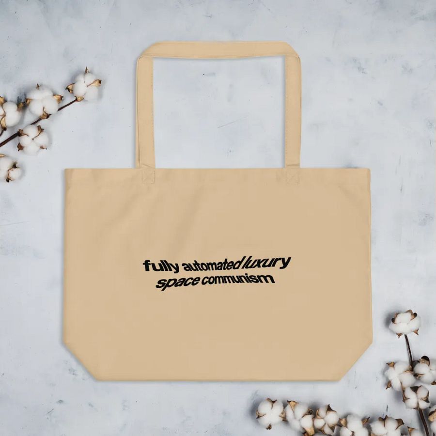 fully automated luxury space communism tote bag - 100% organic cotton product image (3)