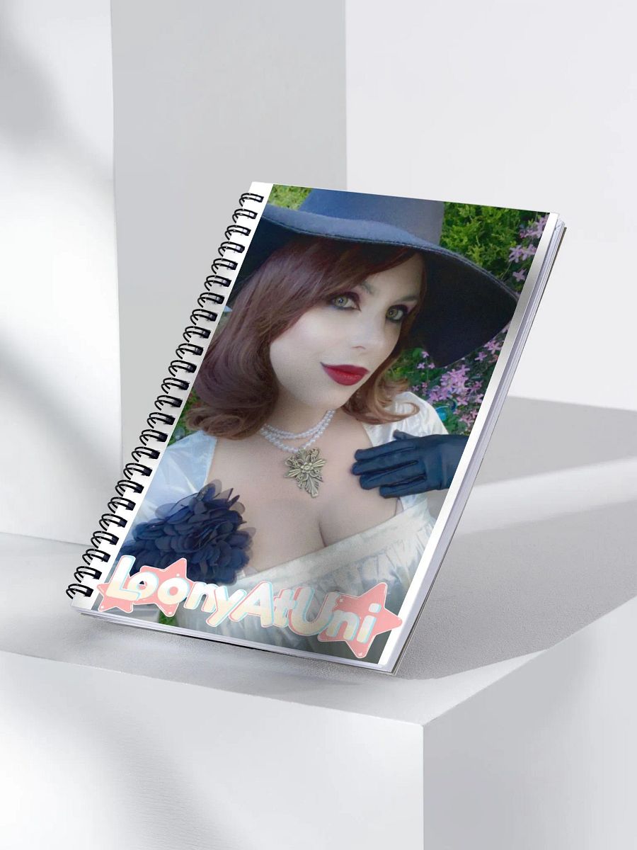 Loony Dimitrescu notebook (Yikes Forever Claire Redfield logo on back!) product image (3)