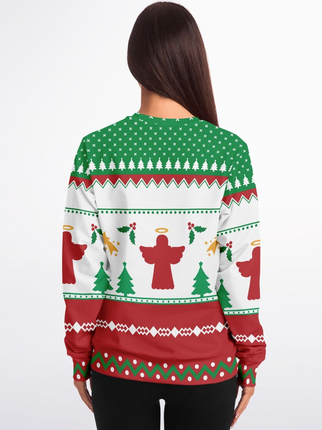 "Fitness Cookie" Christmas Sweatshirt | Funny Gingerbread Man Holiday Sweater | Holiday Party Outfit | Christmas Gift for Food Lovers product image (2)