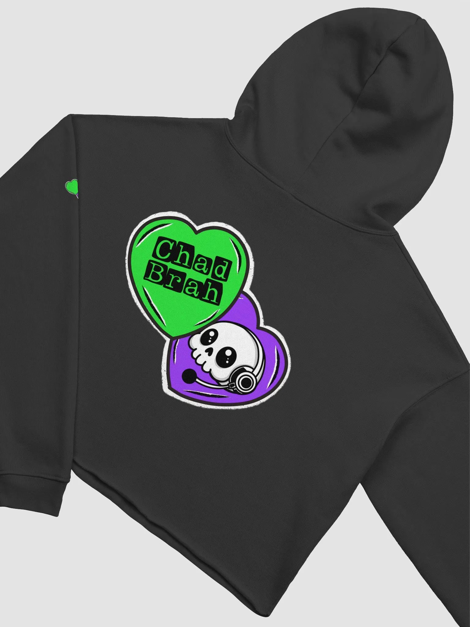Lonely Hearts Fleece Crop Hoodie product image (4)