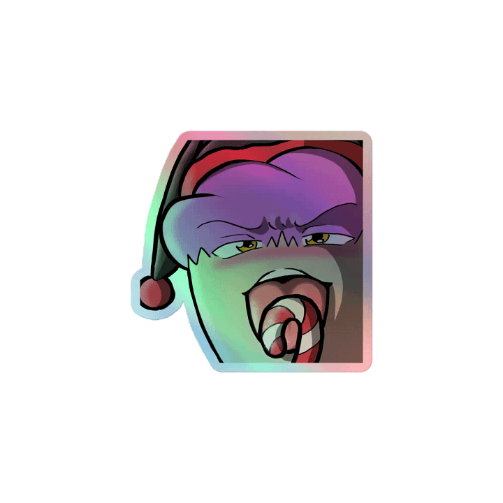 Shiny Plum Lick Sticker product image (1)