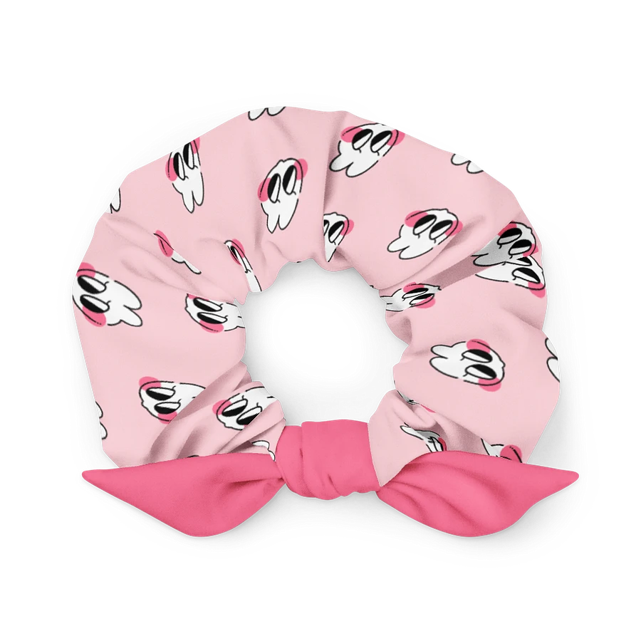 sneaky ⟡ printed scrunchie with bow [pink] product image (4)