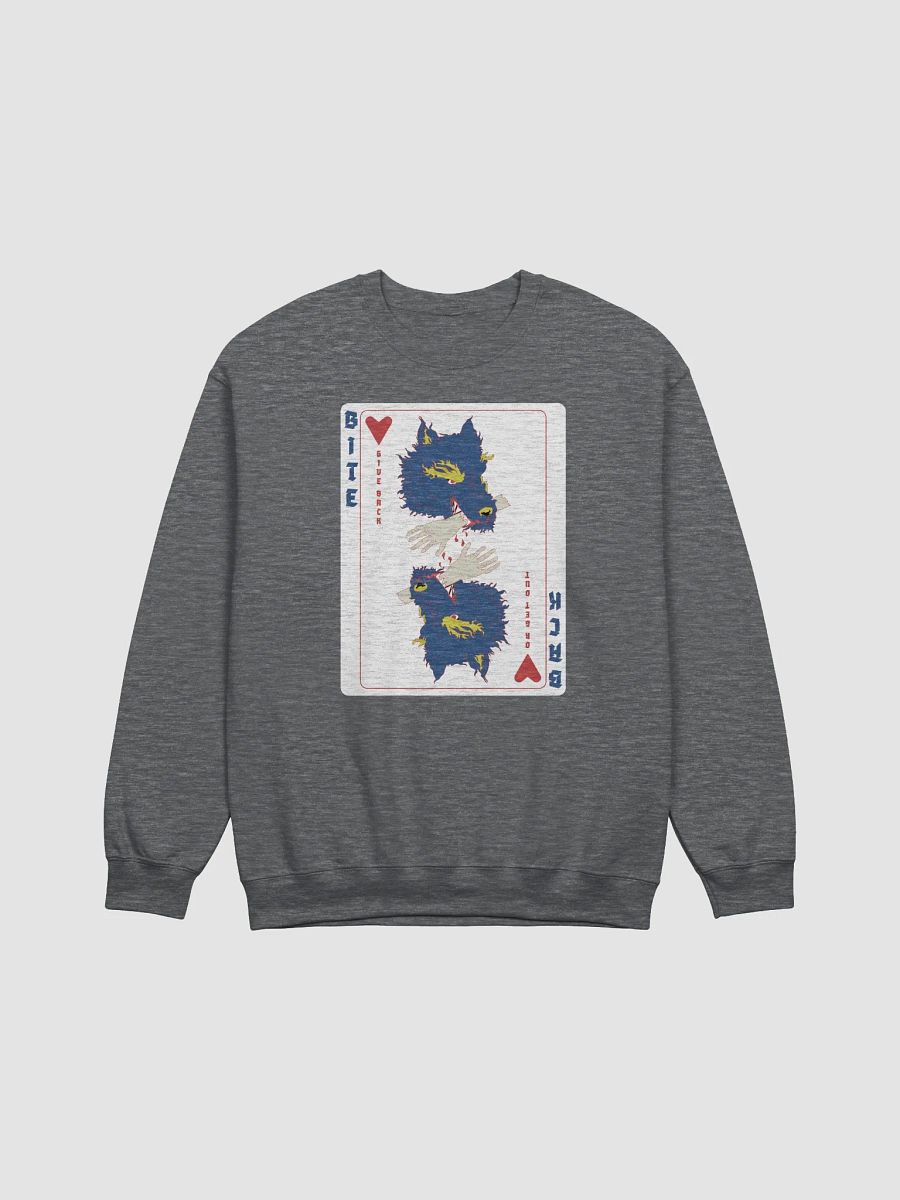 Bite Back red card crewneck product image (1)