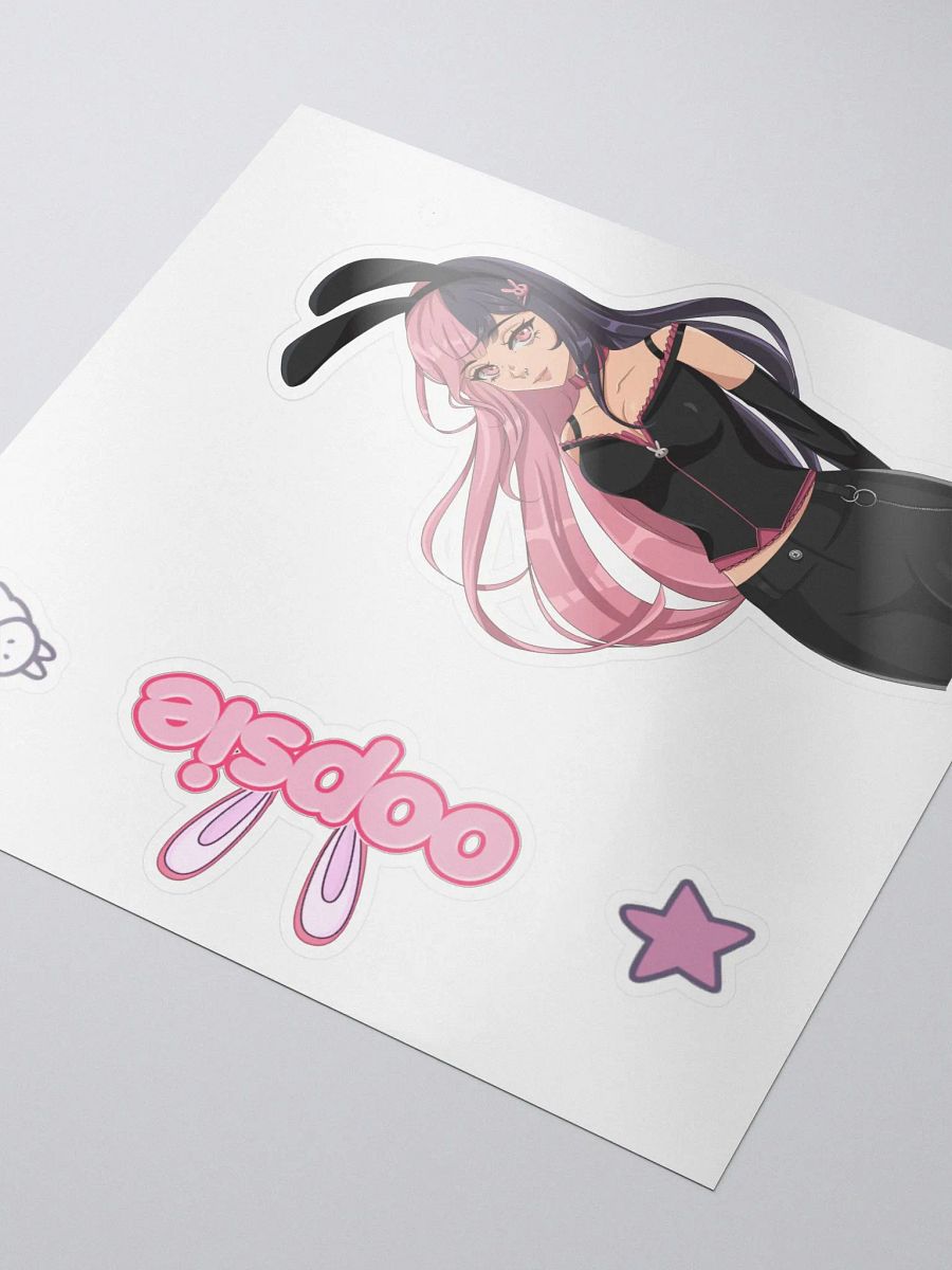 Oopsie Bunny & Logo Stickers product image (3)