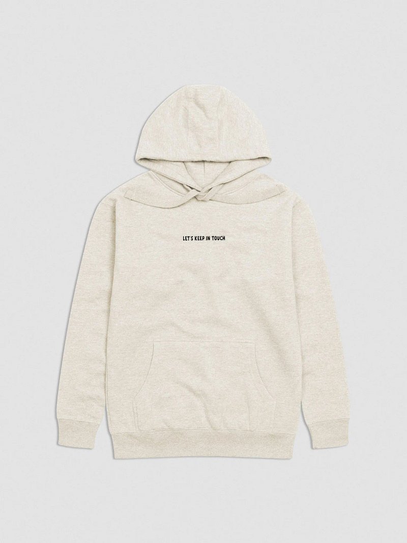 Let's Keep in Touch Embroidered Unisex Hoodie