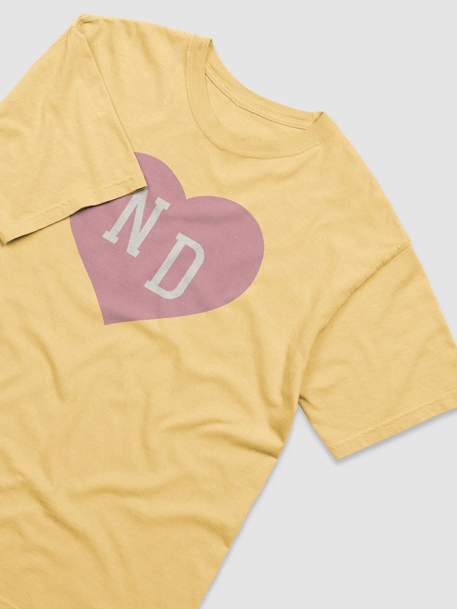 ND Heart Pink Heavyweight Unisex Shirt product image (4)