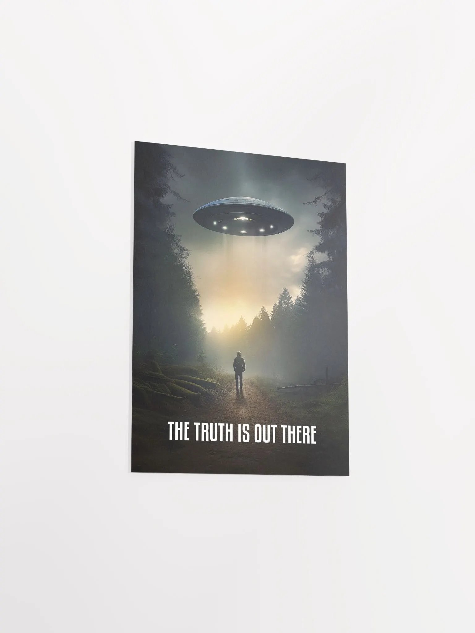 The Truth is Out There / The X-Files poster — sci-fi poster, movie poster, space art print product image (8)