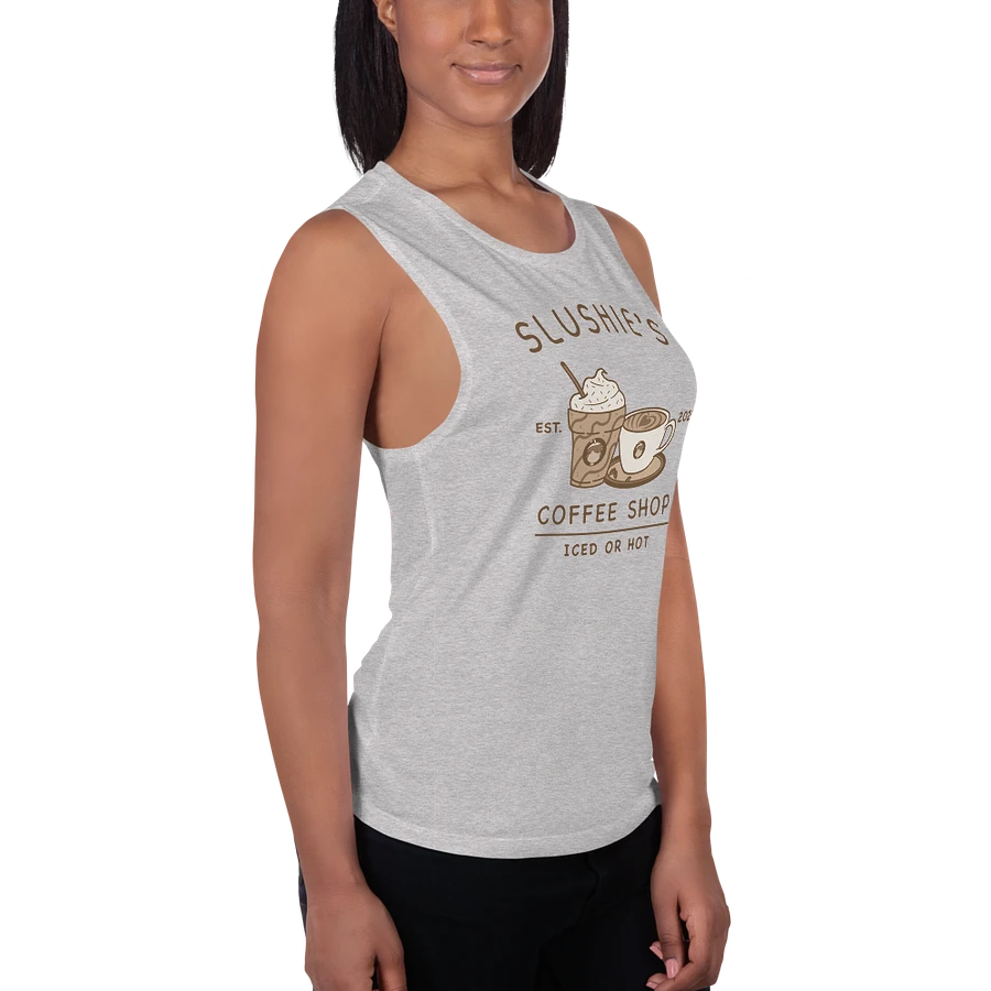 Slushie's Coffee Shop (Brown) | Women's Muscle Tank product image (4)