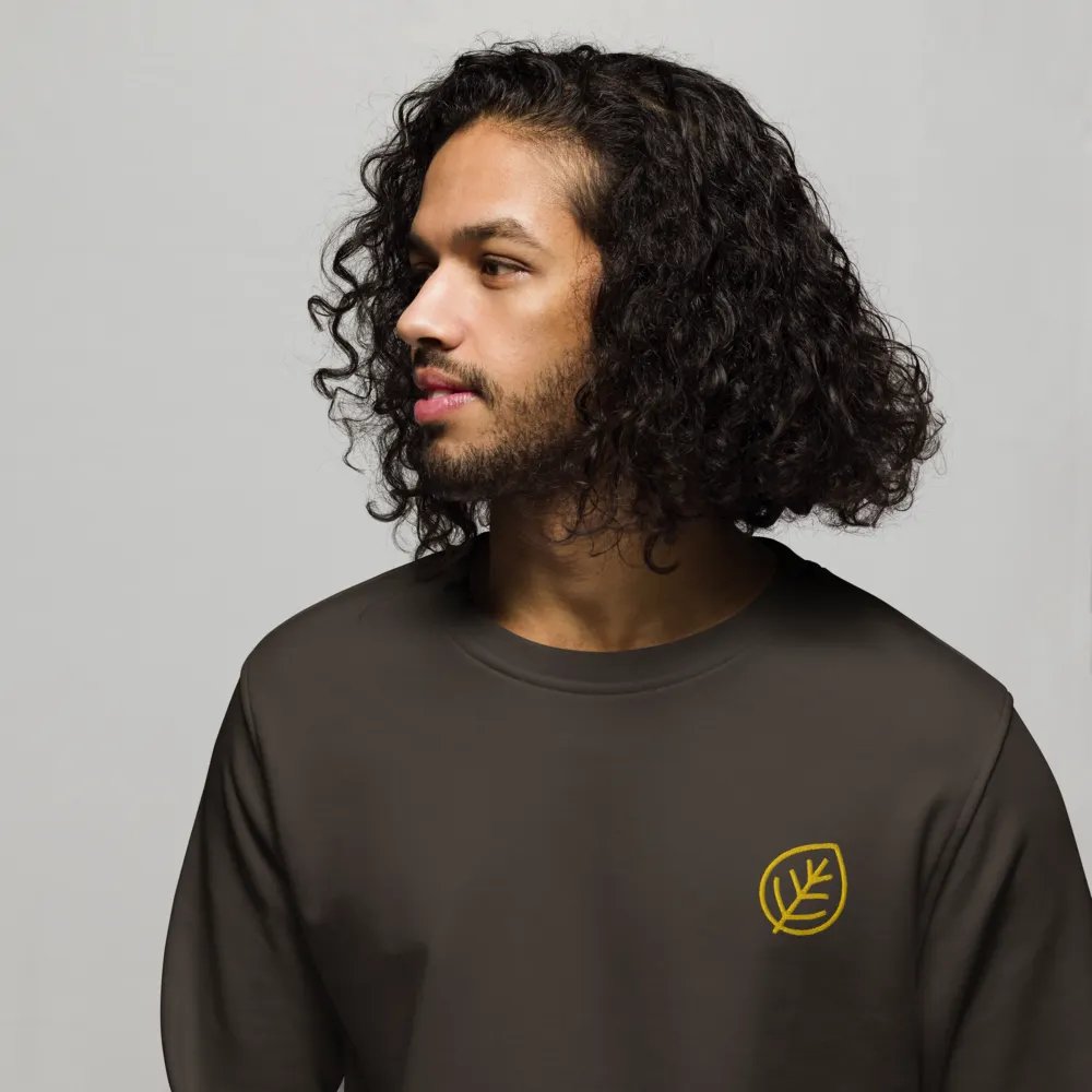 Leaf Design Organic Cotton Sweatshirt product image (1)