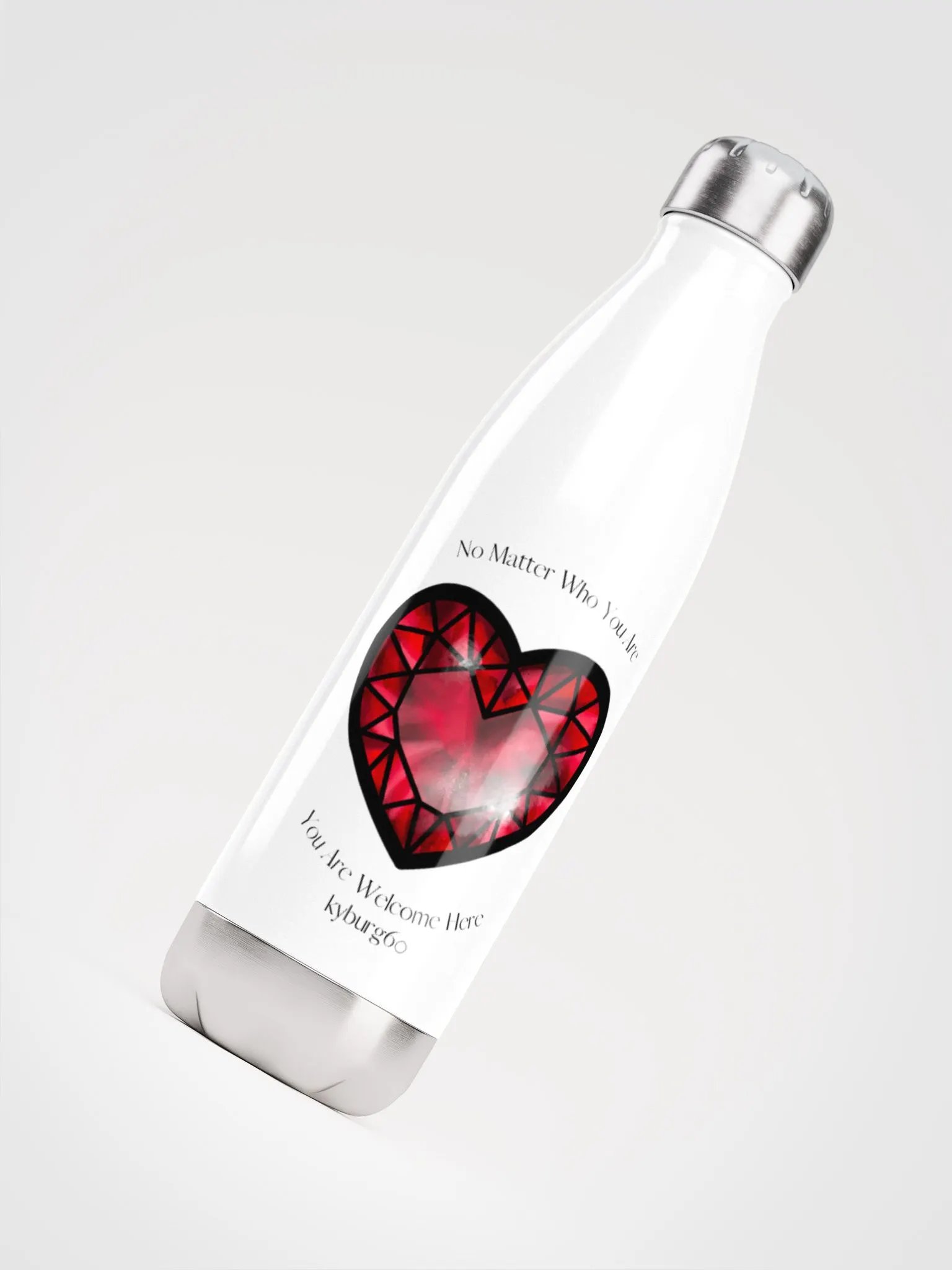 Kyburg60 - Ruby Heart Steel Bottle product image (4)