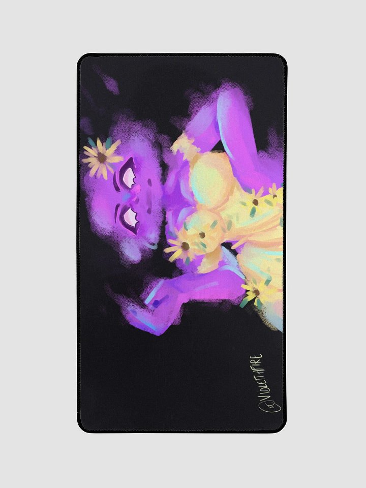 Sunflower Strobe Desk Mat product image (1)