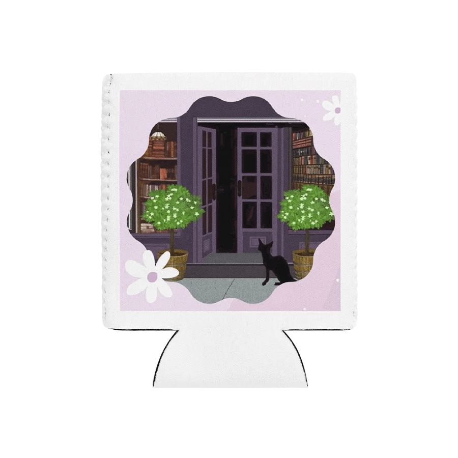 Welcome to Lavender Cottage BookShop Can Cooler product image (1)