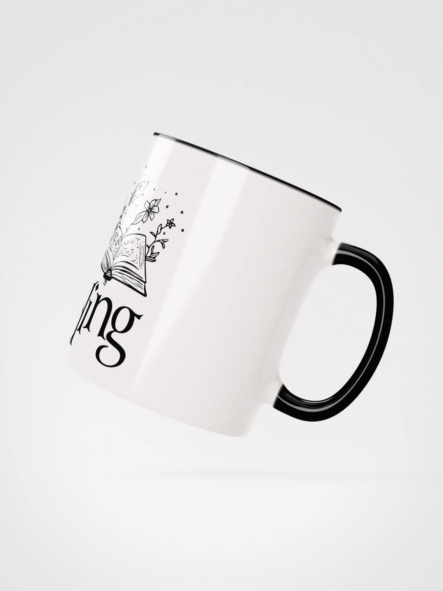 Elven Heartbound Mug ~ "I'd rather be in the heartlanding" product image (2)