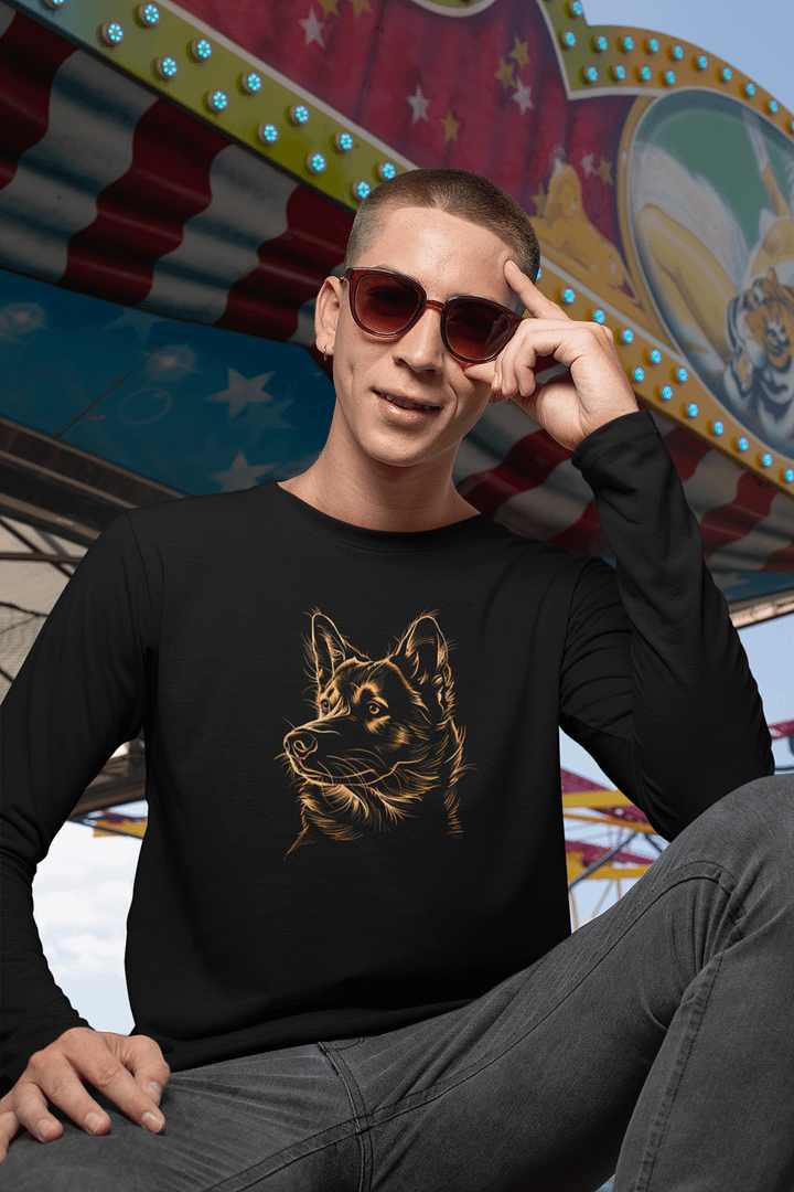 American Akita Golden Dog Silhouette product image (1)